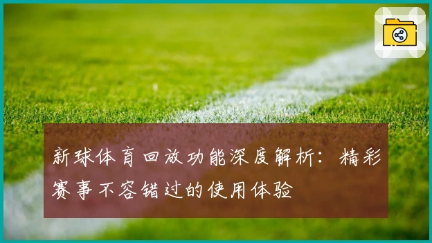 新球体育回放功能深度解析：精彩赛事不容错过的使用体验
